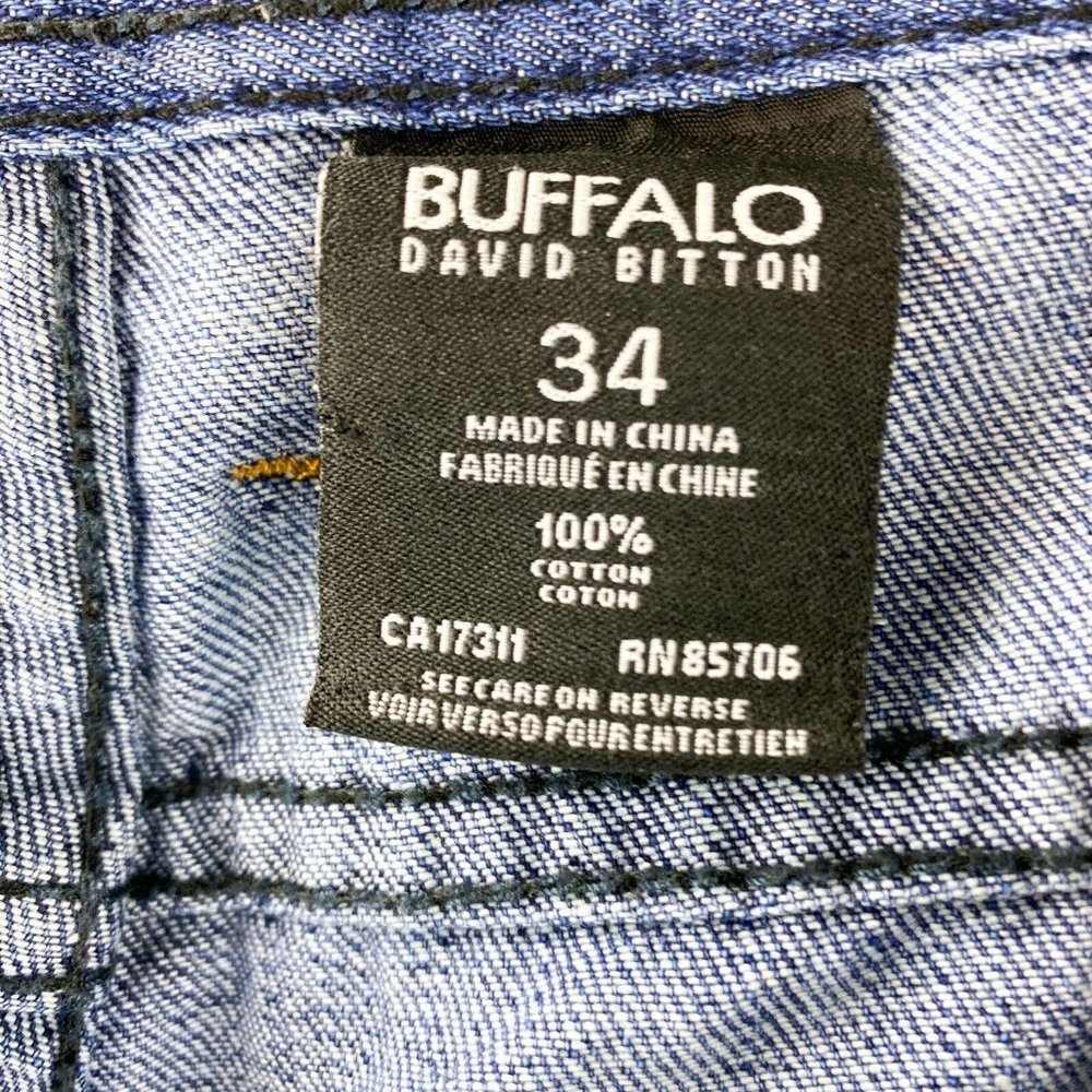 Buffalo David Bitton Straight Driven Sanded Mens … - image 4